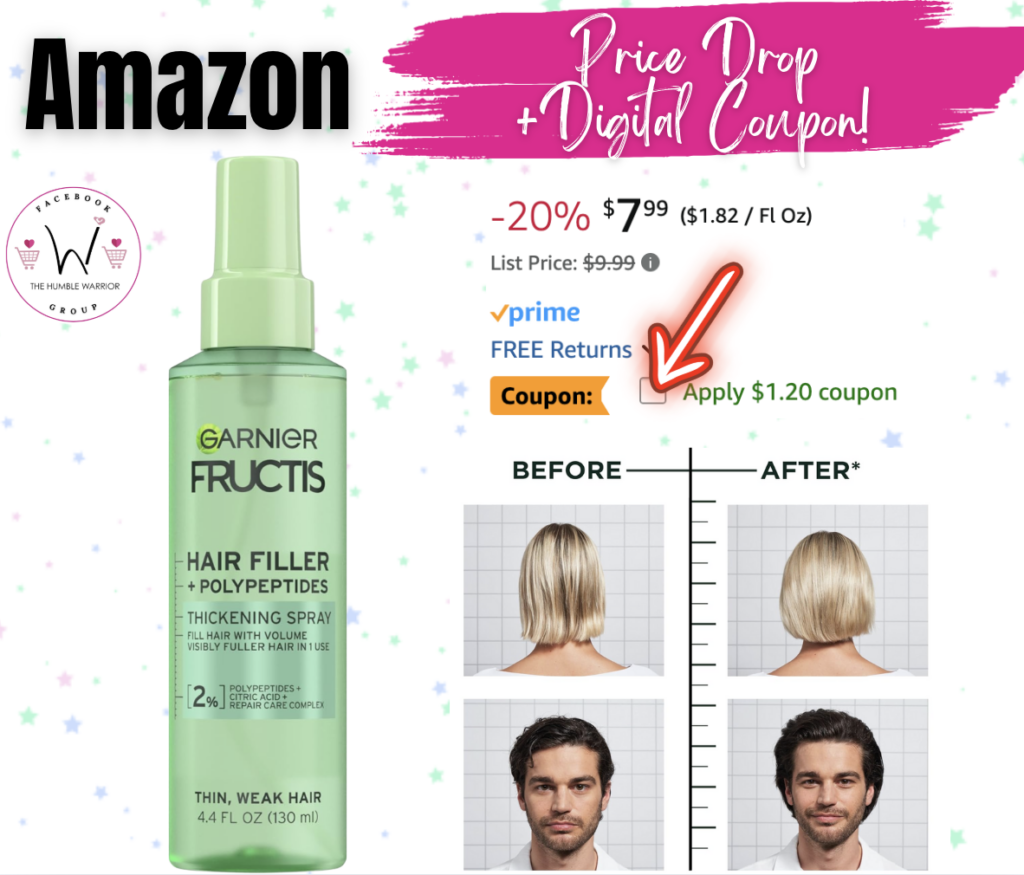 Garnier Fructis Hair Filler Fullness Repair Thickening Spray!